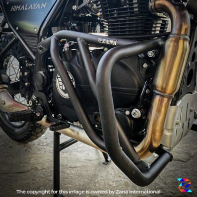 ZANA ENGINE FRAME TEXTURE MATT BLACK HIMALAYAN 