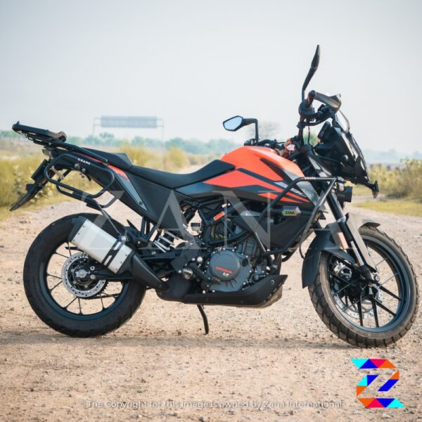 KTM Adventure 390 Texture Matt Black Saddle Stay – ZANA  - Image 2