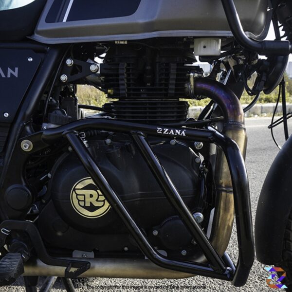 ZANA ENGINE FRAME TEXTURE MATT BLACK HIMALAYAN 