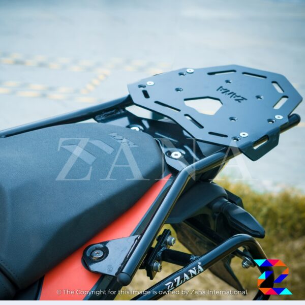 ZANA TOP RACK WITH PLATE TYPE-2 TEXTURE MATT BLACK KTM ADV 390/250