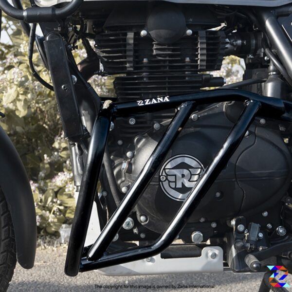 ZANA ENGINE FRAME TEXTURE MATT BLACK HIMALAYAN  - Image 3