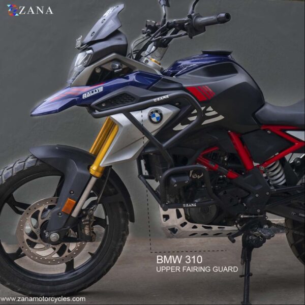 BMW G310 GS UPPER FAIRING GUARD (BLACK)- ZANA