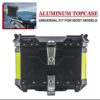 X Top Box Aluminum 45L (UNIVERSAL) Imported - Black